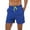 Dark Blue, variant on Floenr Mens Shorts,Men Solid Breathable Lace Waterproof Quarter Pants Beach Shorts Sports Casual Pants