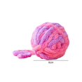 thumbnail image 6 of Soumake Cats Ball Toy Bite-resistant Scratch-Proof Tear Resistant Non-shedding Anti-break Relieve Boredom Built-in Bell Fleece Knitting Yarn Ball Toy Pet Supply, 6 of 8