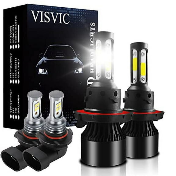 For FORD F450 F550(2012-2015) Headlight Bulbs Combo H13/9008 Hi/Lo Beam 9145 Fog
