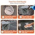 thumbnail image 5 of Imountek BBQ Grill Cleaning Brush with Scraper, 16.5" Stainless Steel Bristles, Rust-Proof & Heat-Resistant for Grill Cooking Grates, 5 of 9