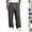 34# Dark Gray, variant on Baggy Sweatpants for Men Drawstring Elastic Waist Casual Pants Loose Workout Gym Track Pants with Pockets Gray M