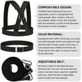thumbnail image 5 of Weight Sled Harness Set, 5 PCS Pulling Strap for Running, Speed Power Agility Training Full Body Workout Football Exercise Equipment for Outdoor Men and Women 6.6FT, 5 of 8