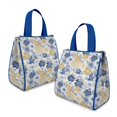 thumbnail image 2 of Pioneer Flower Floral Print Pattern Insulated Lunch Bag for Women & Adults,Large Portable Soft Cooler Lunch Bag,Thermal Food Storage Tote with Pearl Cotton,8.66L,8.75x5.75x9.5 Inch, 2 of 6