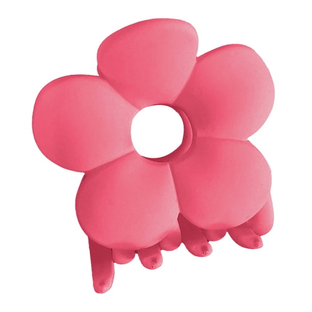 Clip de pelo con diseño de flor grande Clip de pelo femenino de la parte posterior de la cabeza Clip de pelo Tocado de pelo largo Niñas Efecto de pelo corto