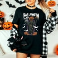 thumbnail image 5 of Halloween Will Never Die T-Shirt, Vintage Pumpkin Coffin Skeleton Tee, 5 of 6