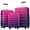 Purple and Pink, variant on MODERNLUXE 3PCS ABS Hardside Luggage Set,Gradient Color Expandable Suitcase with Spinner Wheels and TSA Lock, 20/24/28 Inch,Purple and Pink