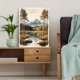 thumbnail image 5 of Qisvanset Framed Canvas Wall Art 12x16 Inch Vintage Psalm Landscape Apartment Gift Art, 5 of 5