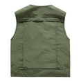 thumbnail image 6 of AnuYalue Mens Big and Tall Cargo Vest Lightweight Safari Travel Photo Vests Outdoor Hiking Waistcoat With Multi Pockets, 6 of 7