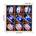 thumbnail image 3 of Nkmbld 9Pcs Christmas Ball Ornaments Set Christmas Ball Ornaments Set for Garden, Backyard, Holiday, Wedding, Party Decorations - Shatterproof Bulk Balls, 3 of 8