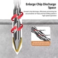 thumbnail image 1 of Drill Bit,Set Ceramic Wood Brick Wall Ceramic Brick Drill Bit Head Drill 4pcs Set Drill 6.35mm Set 6mm/8mm/10mm/12mm Brick Crooked 4pcs Set Crooked Ceramic, 1 of 6