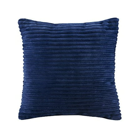 Parker Corduroy Plush Square Pillow Navy 20x20 Walmart Canada