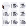 thumbnail image 3 of 8 PCS Curtain Rod Brackets Holder Drapery Wall Mount Fixed Use Transparent, 3 of 8