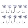 thumbnail image 1 of Goture 20Pcs Tube Jig Heads Fishing Hooks - Saltwater & Freshwater Water Drop Fishing Tube Jig Hooks Tube Baits Hooks for Bass Fishing - Tube Jig Heads, 1 of 7