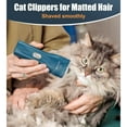 Oneisall Cat Grooming Clippers, Cordless, Quiet, IPX7 Waterproof, with