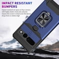 thumbnail image 3 of for Google Pixel 7 Pro Case with Camera Cover, Slide Lens Protection Phone Case with Card Holders Built-in Magnetic Kickstand Cover for Google Pixel 7 Pro TC Purple, 3 of 7