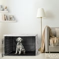 thumbnail image 2 of Sweet Jojo Designs Paw and Bone Blush Pink Dog Crate Kennel Cover 36in. Girl, 2 of 6
