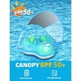thumbnail image 2 of Laycol Baby Swimming Float Inflatable Baby Pool Float Ring Newest With Sun Protection Canopy,add Tail No Flip Over For Age Of 3-36 Months, 2 of 5