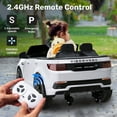 thumbnail image 6 of TOKTOO 12V Powered Ride on Car, 1 Seater Licensed Land Rover Kid Car w/ Remote Control, Gift for Kids Aged 3-5 Years-White, 6 of 8