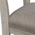 thumbnail image 4 of Farmhouse Reimagined White Ladder Back Uph Side Chair (RTA)-Set of 2, 4 of 11