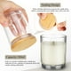 thumbnail image 4 of Juego de 3 frascos pequeños de vidrio con tapa: Envases transparentes para cosméticos - Frascos decorativos de vidrio para dulces, velas, mermelada y manualidades, 4 of 8
