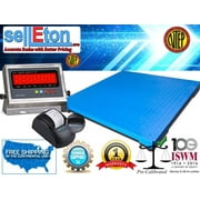 NEW NTEP 4' x 4' | 48" x 48" Industrial Floor scale with printer / 5000 x 1 lb