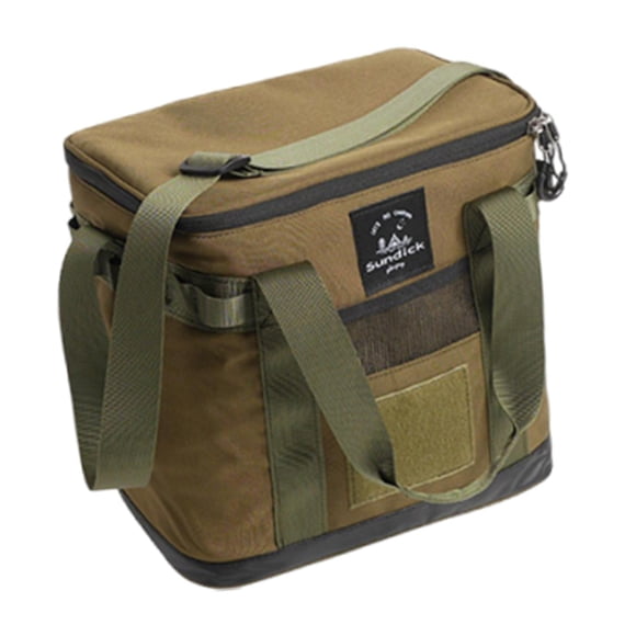 Bolsa térmica aislante para alimentos fríos y calientes, bolsa térmica para adultos, versátil y ligera. verde