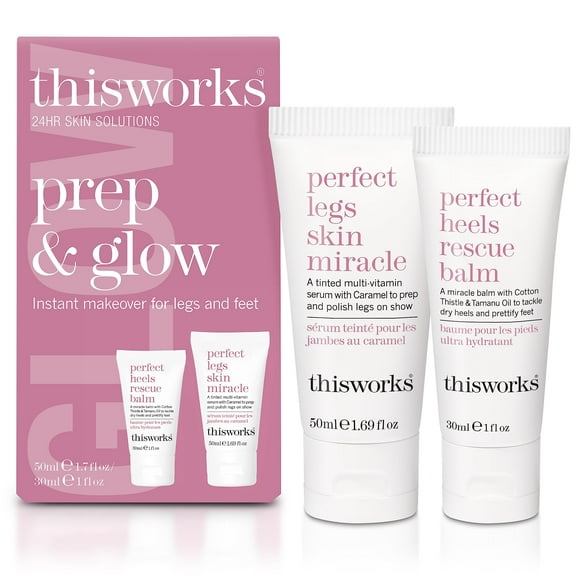 Set de regalo THISWORKS Prep and Glow Perfect Legs & Heels