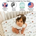 thumbnail image 2 of Sweet Jojo Designs Watercolor Floral Garden Sage Green Girl Fitted Crib Sheets Set 3 Piece, 2 of 6