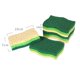 thumbnail image 5 of Esponjas de fregar de celulosa resistentes – 16 piezas, esponjas de fregar de doble cara para limpieza de cocina, esponjas resistentes a arañazos para cubiertos, estropajos de alta eficiencia para oll, 5 of 5