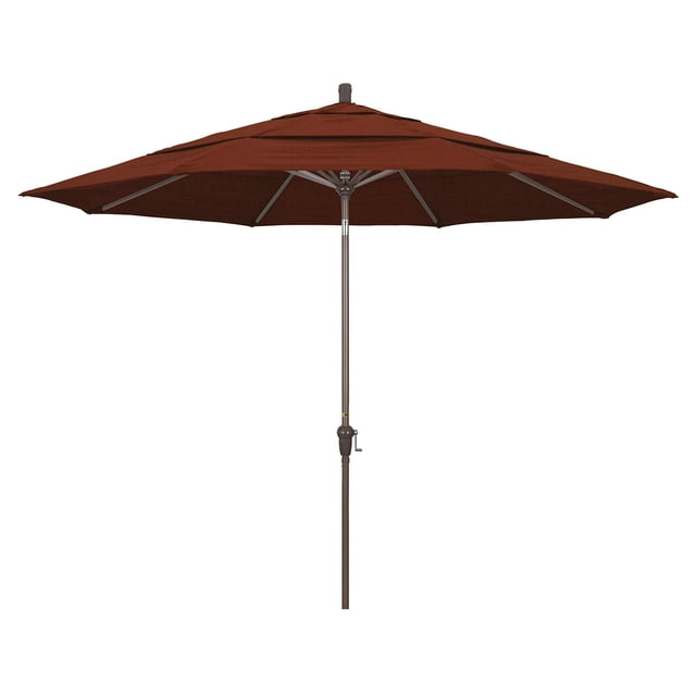 California Umbrella 11' Patio Umbrella in Terracotta