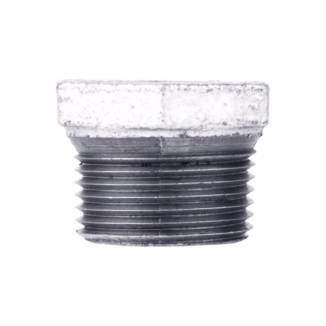 Hex Bushing Bk Products, hierro maleable galvanizado, 1 x 1/2 pulgadas