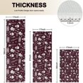 thumbnail image 4 of Burgundy Rock Skull Pattern Kitchen Rugs Sets Of 3,Kitchen Runner Rugs Non Skid Washable,Decorative Kitchen Floor Mats for Kitchen,Sink,Laundry,17"x30"+ 17"x47" + 17"x59", 4 of 6