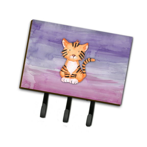 Tiger Cub Watercolor Leash or Key Holder