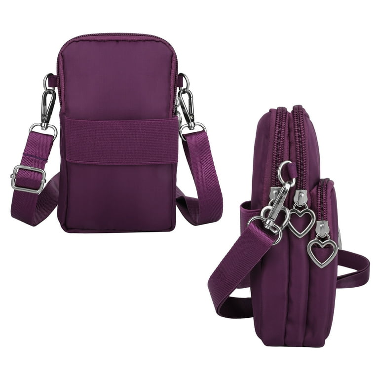 TSV Large Cell Phone Crossbody Bag, Waterproof Nylon Wallet TSV Large Cell Phone Crossbody Bag, Waterproof Nylon Wallet
