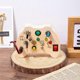 thumbnail image 3 of New Children's Educational Early Education Toy Wooden Switch Power LED Light Busy Board Hands-on Wooden Intelligence Development, Fun Desktop Game, 3 of 5