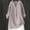 Khaki, variant on Outfmvch Button Down Shirts for Women V Neck Embroidered Shirt Cotton Linen Garden Pattern Comfy Blouses Loose Fit Tunic Cotton Gauze Tops V Neck Tops Outfits Army Green L
