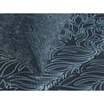 thumbnail image 4 of Ambesonne Dark Garden Quilted Bedspread Set 3 Pcs, Abstract Flourishes, Queen Size, Dark Blue and Turquoise, 4 of 5