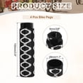 thumbnail image 2 of Uxcell 4 Pack Aluminum Alloy Bike Pegs Anti-Skid Fit 3/8 inch Axles with Circle Black, 2 of 7