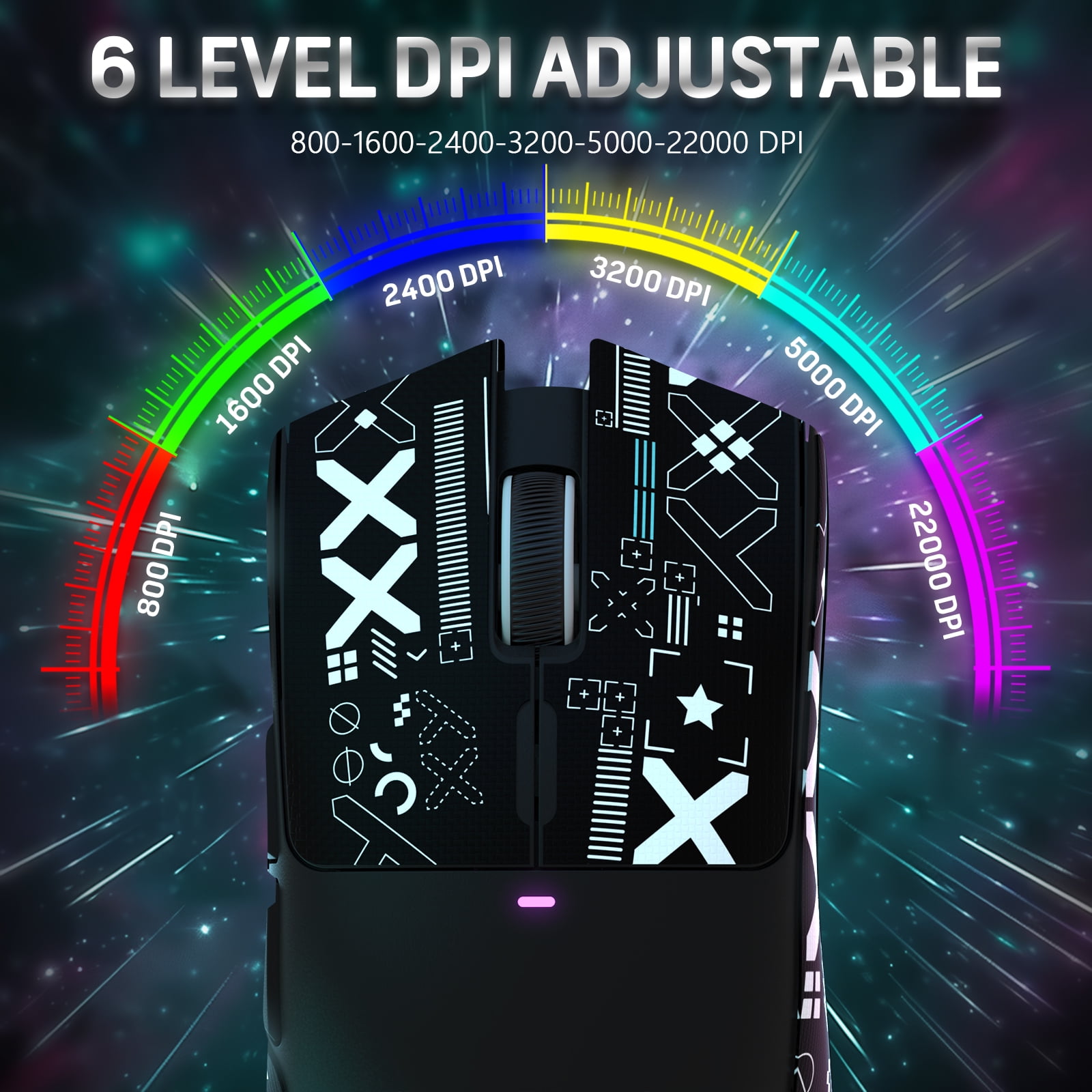 ATTACK SHARK X65PRO HE Rapid Trigger Magnetic Switch Keyboard with X11 Ultralight Mouse, Tri-mode Wireless Keyboard and Mouse Combo, 0.01mm RT Accuracy, 8K Polling Rate, 22K DPI - Yellow