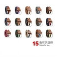thumbnail image 3 of KuKuZhu New 15 Colors Men Women Casual Knitted Pin Buckle Belt Woven Canvas Elastic Expandable Braided Stretch Belts Plain Webbing Strap, 3 of 6