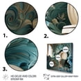thumbnail image 3 of Designart "Fluid Toilet Oceanic Escape I" Bath & Laundry Floater Framed Canvas Print, 3 of 7