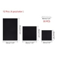 thumbnail image 2 of 12 Pieces Classic Reserve Aida Cloth with 30 Pcs Needles Stitch Fabric for DIY Handmade Sewing Accessories Supplies (Black & White) DIY, 2 of 7