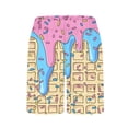 thumbnail image 5 of CYRBOKO Swim Trunks for Boys, Summer Elastic Waist Quick-dry Vacation Beach Shorts Pink Size 12-13 T, 5 of 5