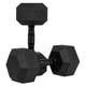 thumbnail image 1 of Mancuernas Hexagonales 50lbs 2pzs Set Eleva Premium Pvc Gym, 1 of 8