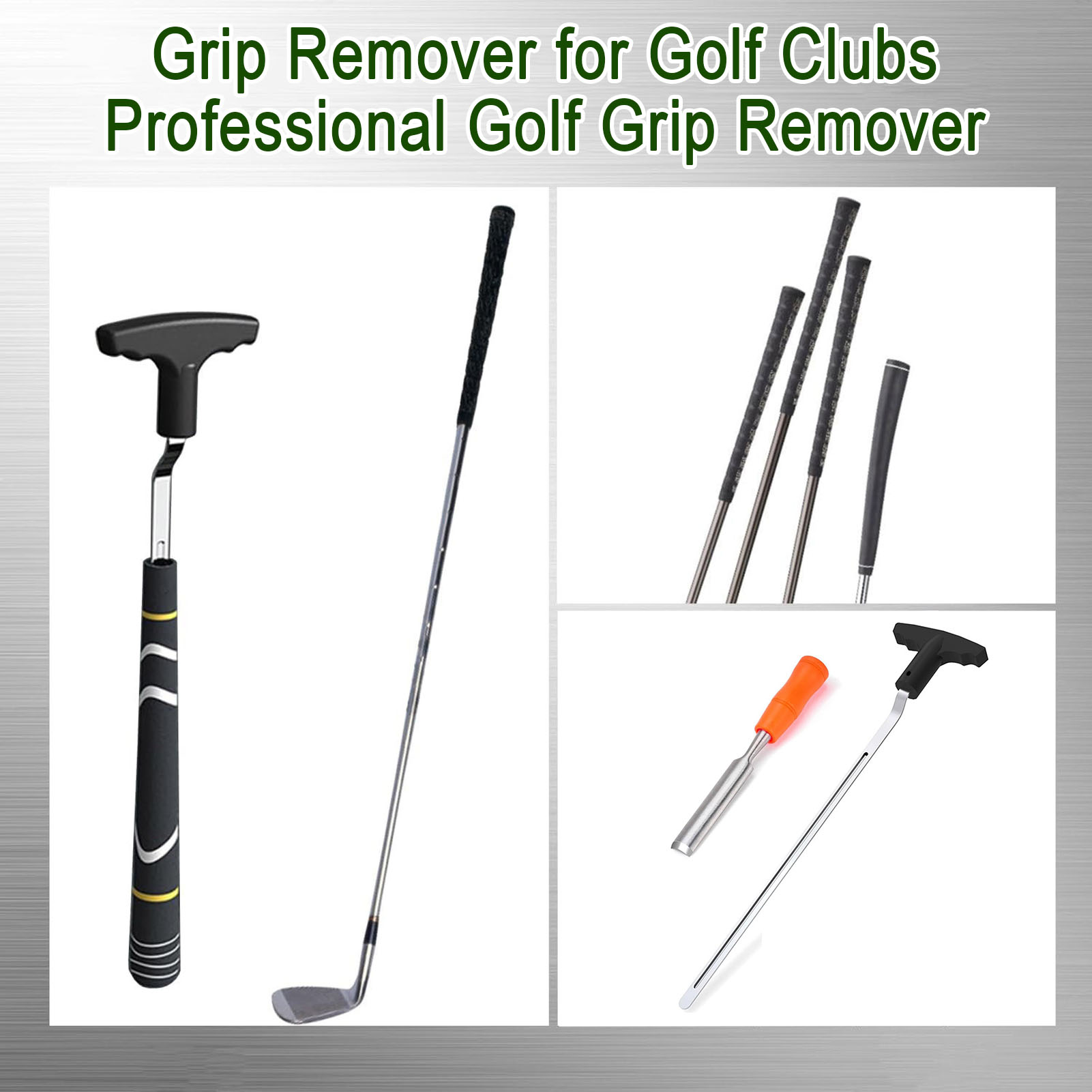 YIFAEUX Golf Grip Removal Tool And Grip Tape Remover V-Groove Grip Remover Saver Golf Club Gripping Kit for Swing Club Repair Accessories