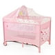 thumbnail image 1 of Cuna Corral Plegable con Cambiador y Dos Niveles D´Bebe - Rosa, 1 of 7
