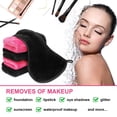 thumbnail image 3 of Makeup Remover Cloth (5-Pack),Reusable Microfiber Face Cleansing Towel, Super Soft And Absorbent Makeup Erase For Eye Makeup Remove Face Cleaning Wipe, Safe For All Skin, 3 of 7