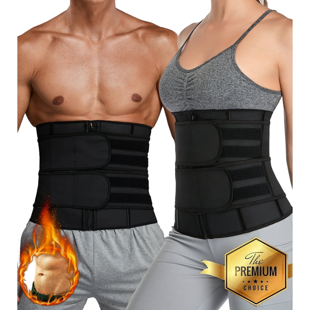 Qric QRIC Latex Waist Trainer Corset for Men & Women Compression