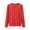 Red, variant on Ashirexll Sleep Shirts for Women Crewneck Long Sleeve Loose Top Pajama Loungewear Casual