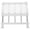 White, variant on HONMEET Adjustable White Metal Storage Rack Shelf for Closet Organizer, Space-Saving Design, 1 Set Frame